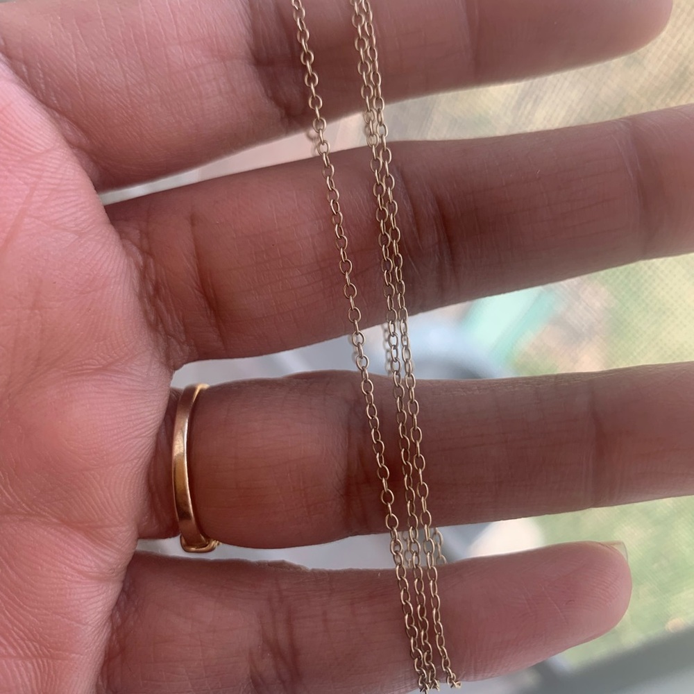14k Gold Cable Link Chain -0180
